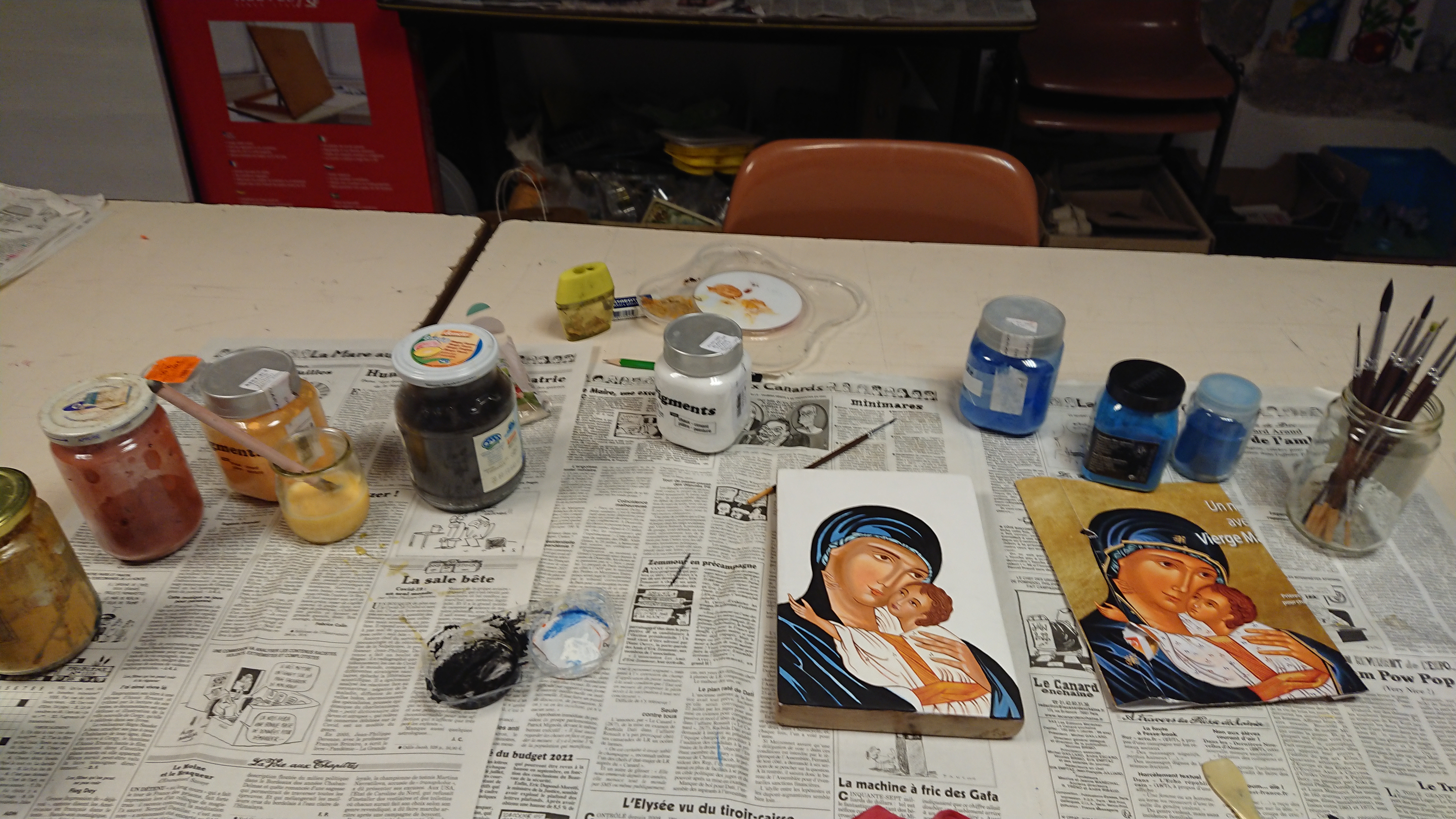 Association Shantiart - matériaux peinture