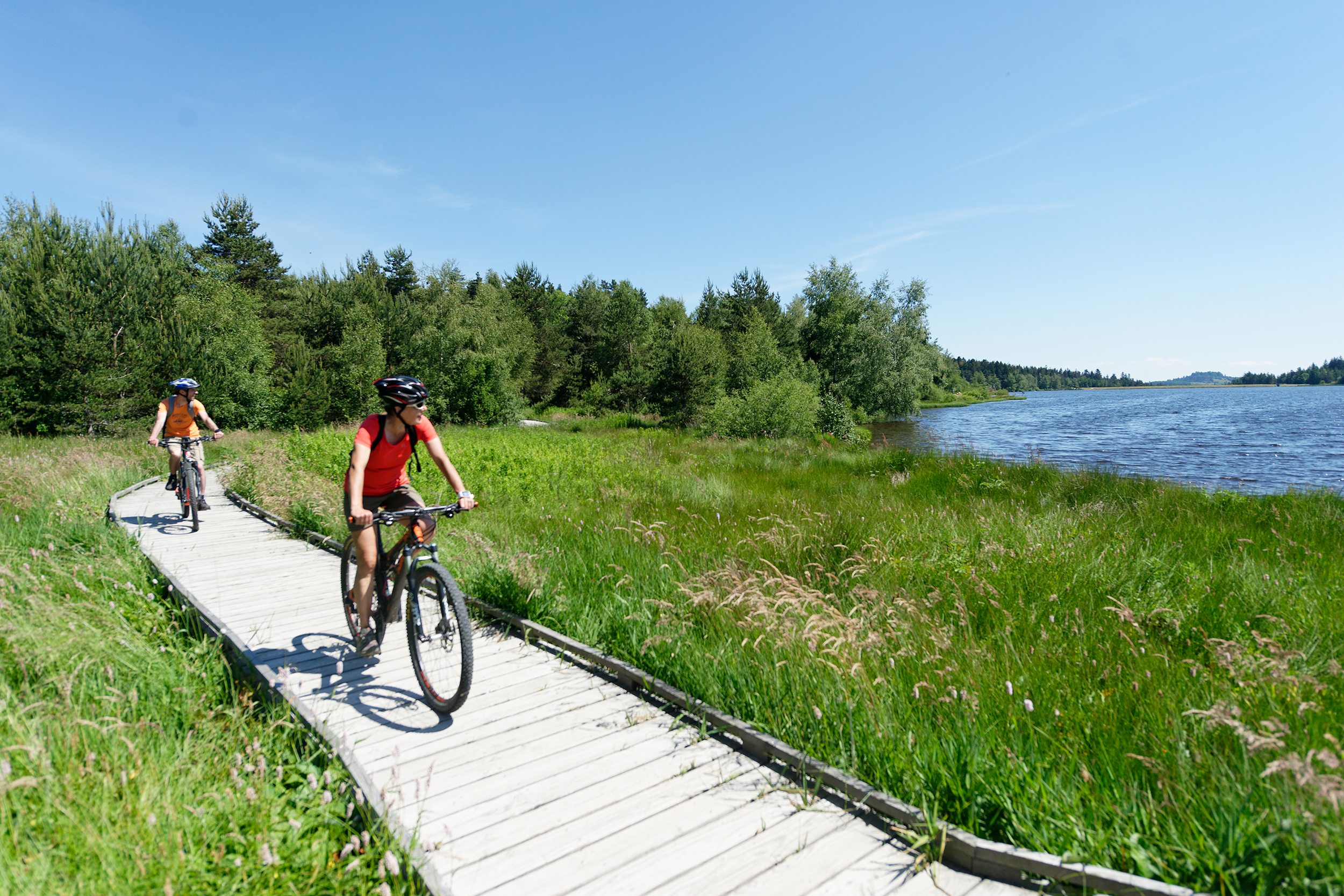 Le tour du lac aménagé