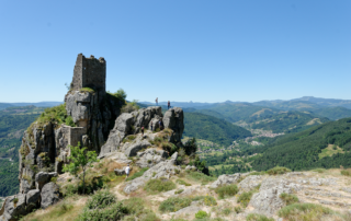 Le panorama du Château de Rochebonne - © David Méchin