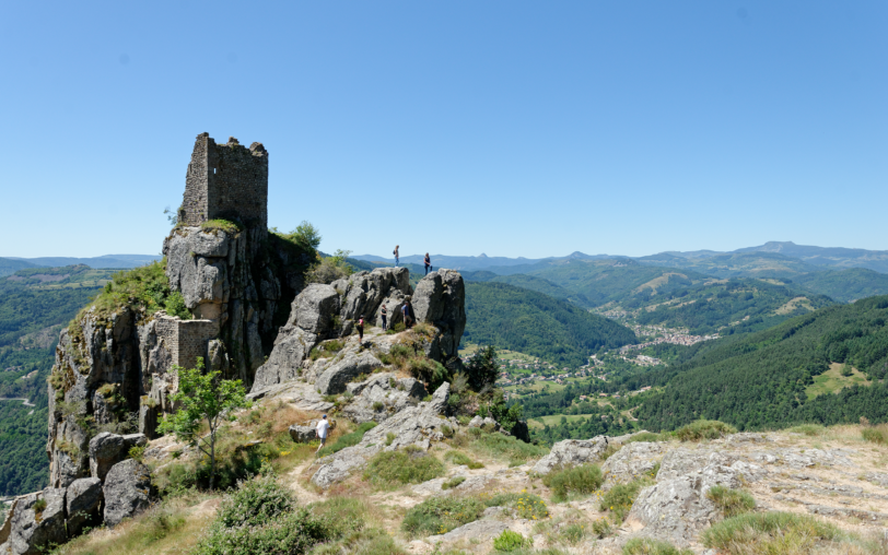 Le panorama du Château de Rochebonne