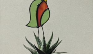 oiseau vitrail