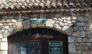 Besuch des Museums Ardèche von früher