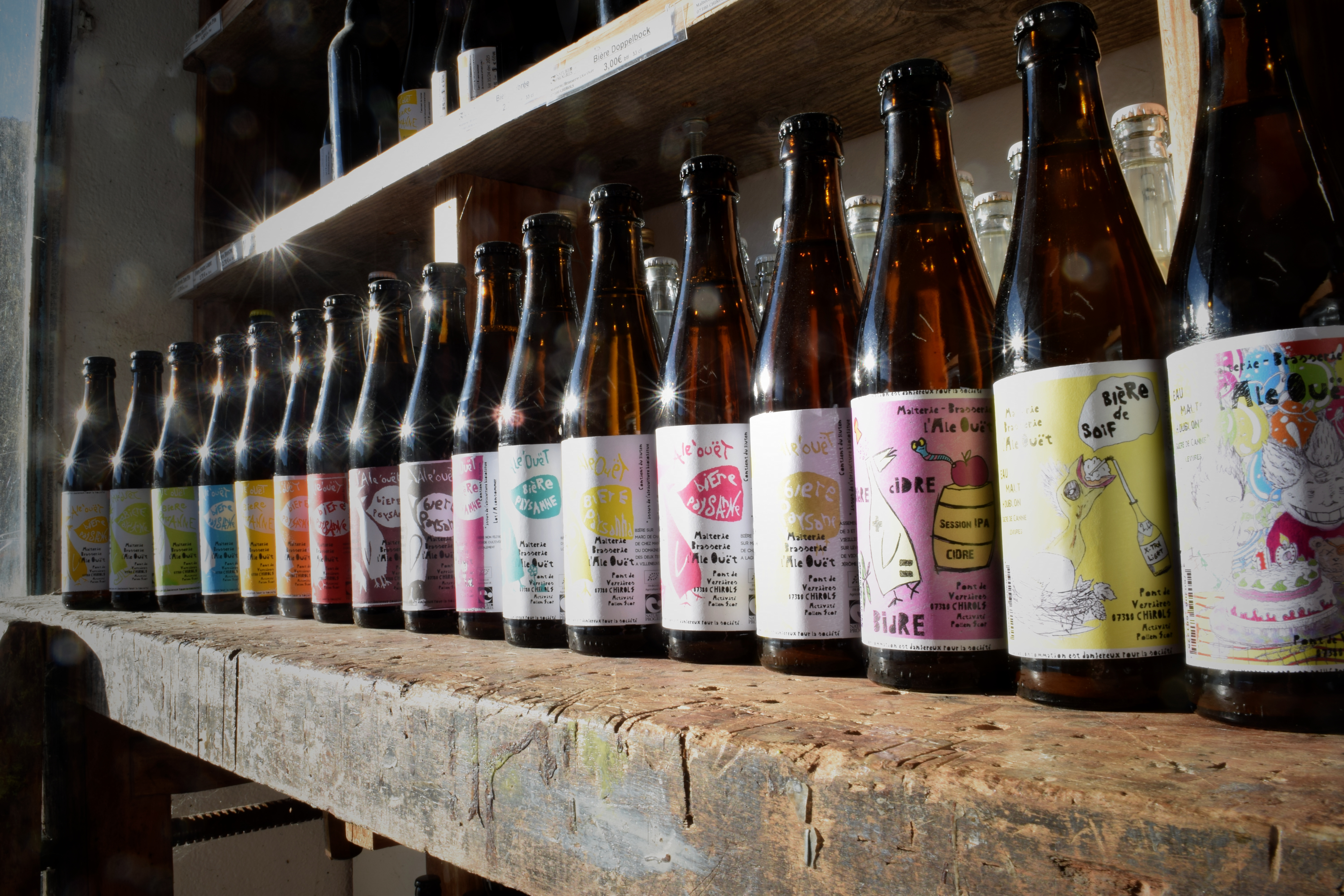 Présentation de la gamme de bière