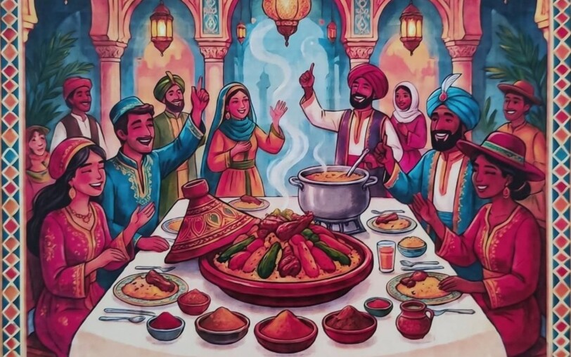 Repas Les Blés d'or : Couscous et thé dansant