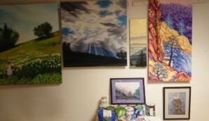 D'atelier en atelier : Atelier Shantiart peinture_Thueyts