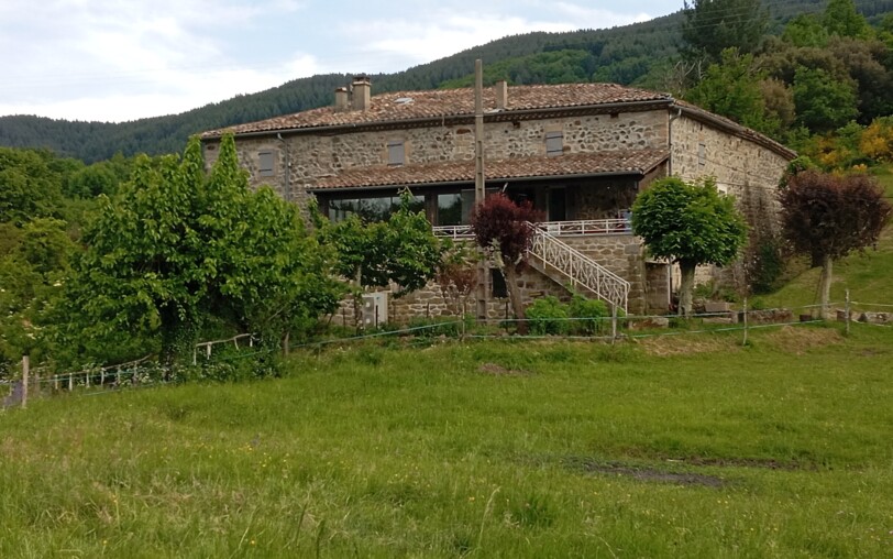 Jaujac - Mas des Amareyres - Gite vue été