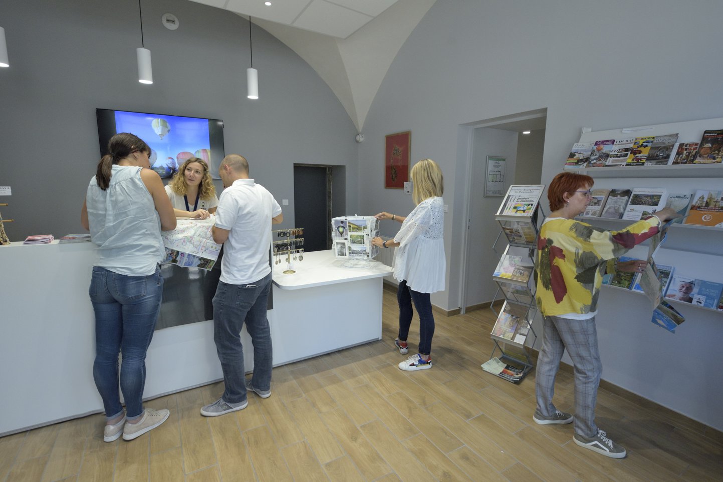 Espace d'accueil de l'Office de Tourisme Ardèche Grand Air à Annonay