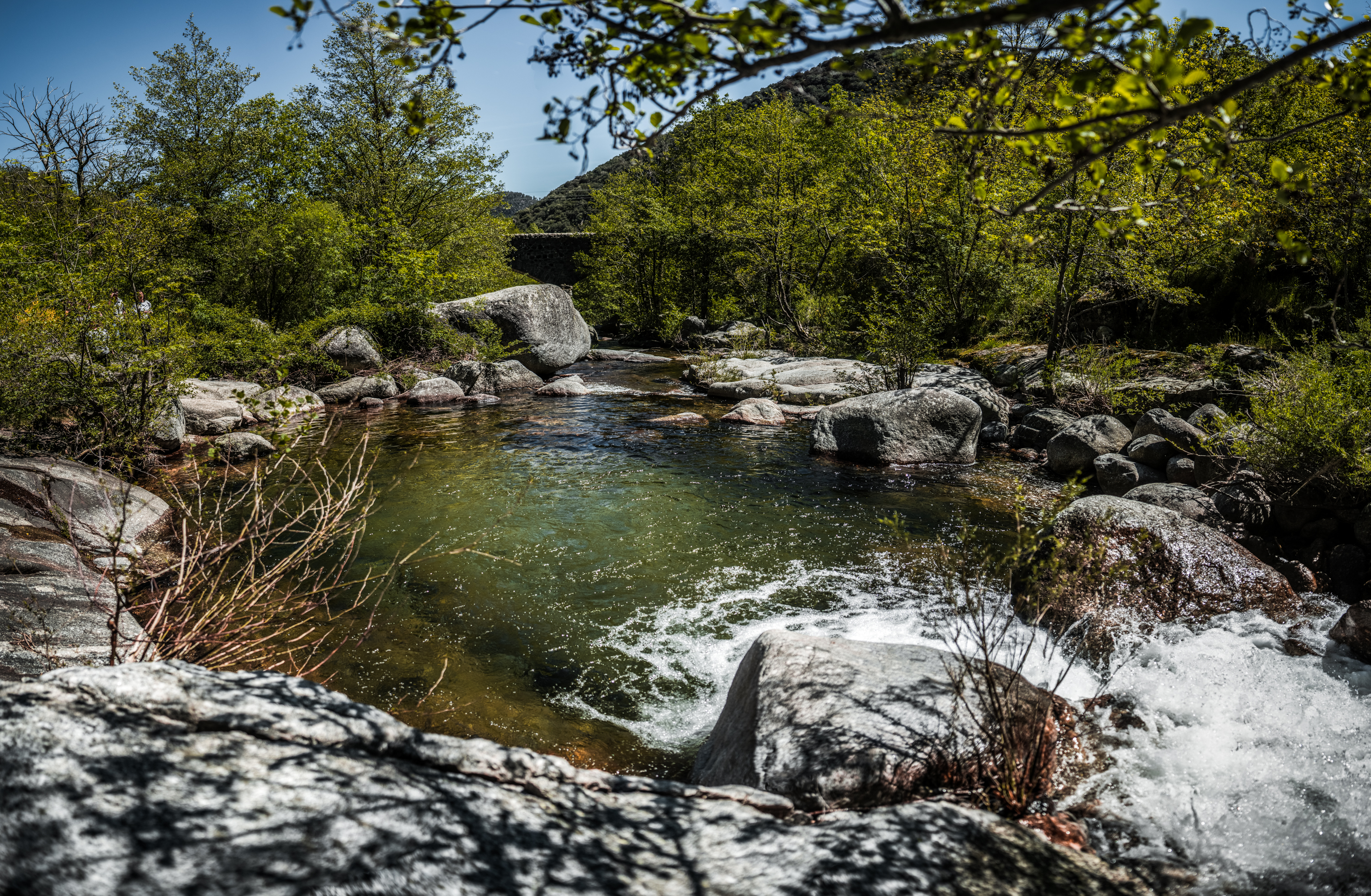 Gours dans la Vallée de la Thines
