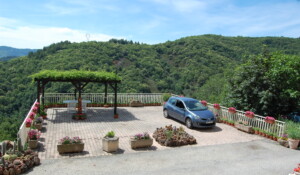 Terrain aménagé en terrasse
