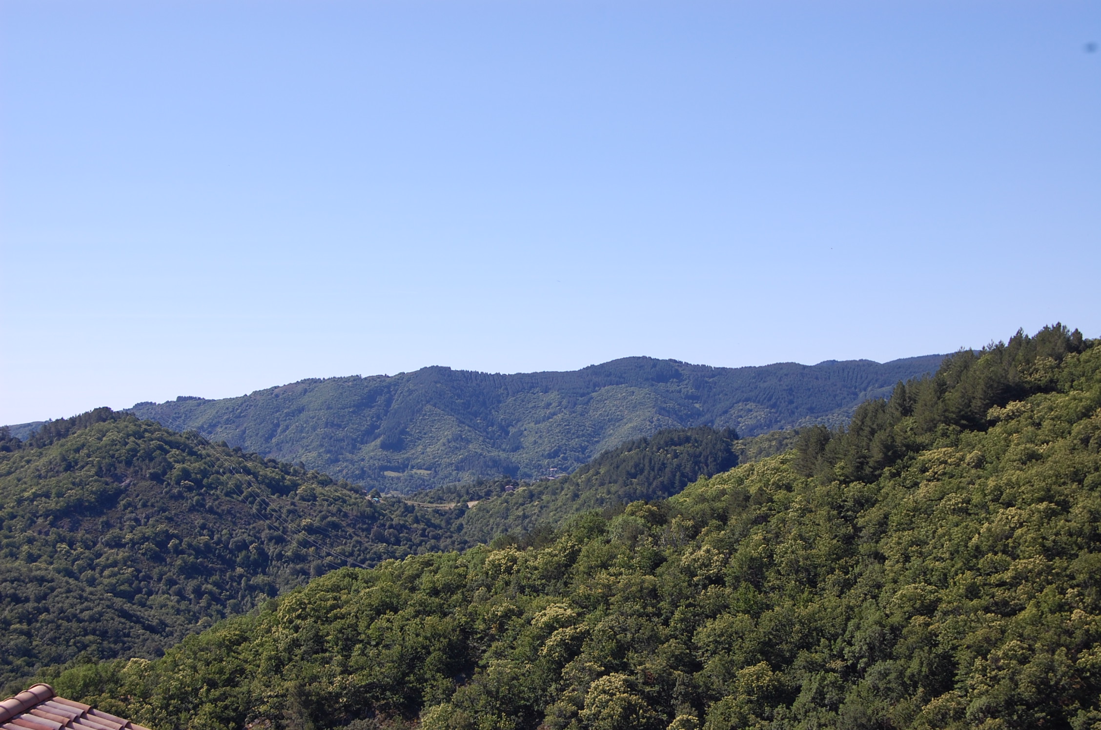 la vue exceptionnelle depuis le gite