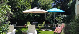 coin détente dans le jardin