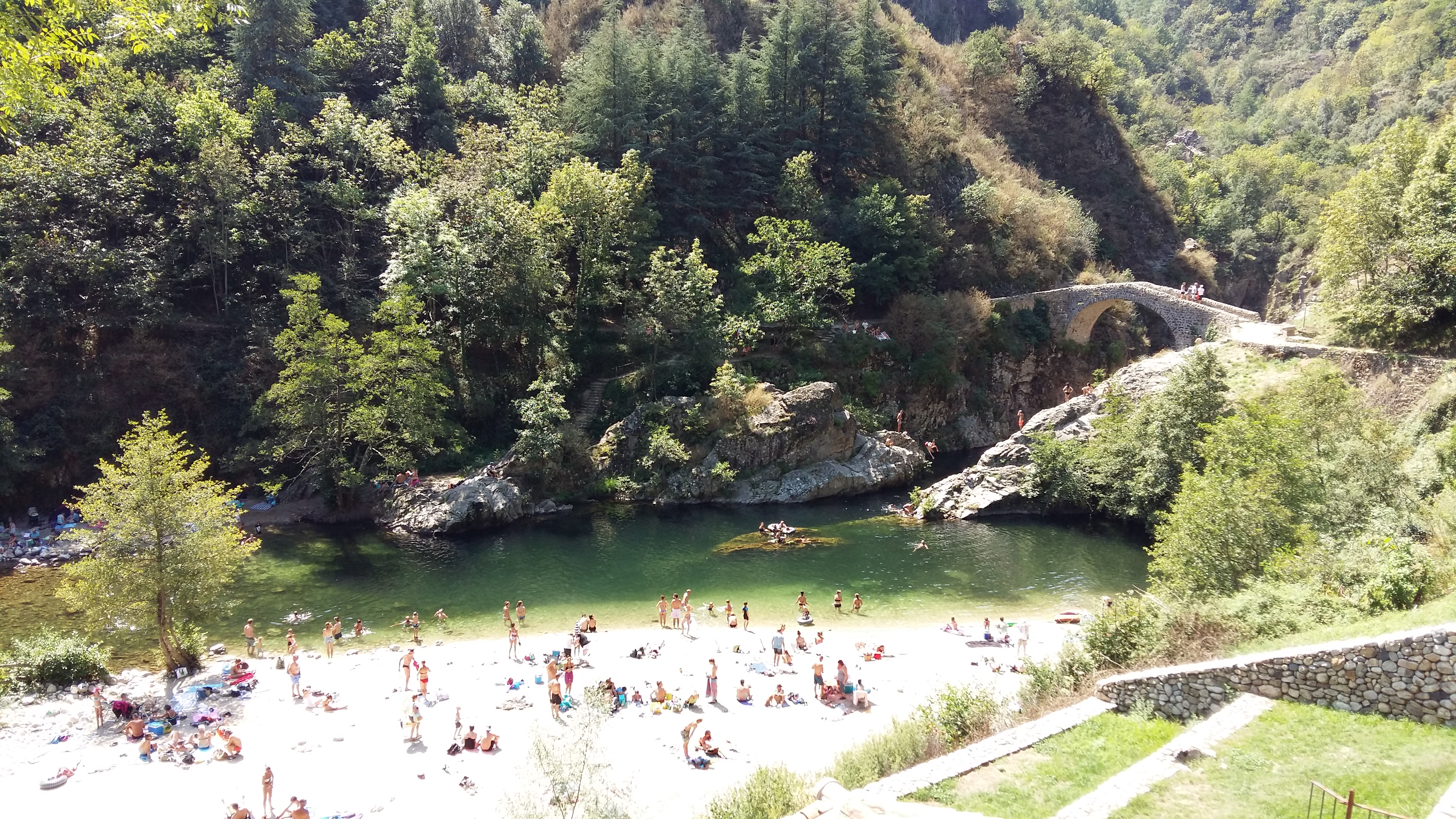 la plage du pont du diable