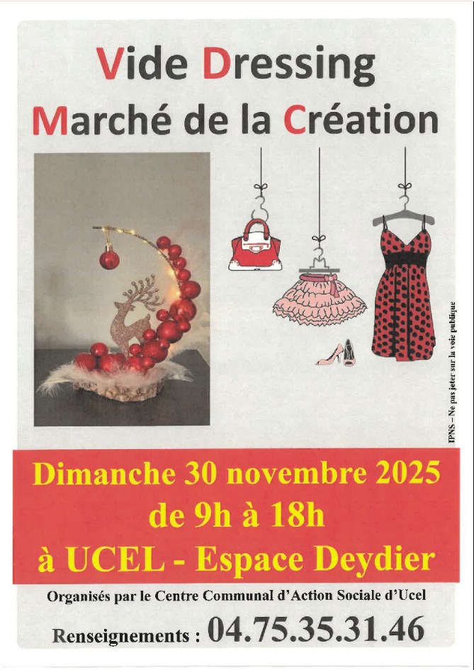 Vide dressing et marché de la création