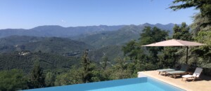 superbe vue depuis la piscine