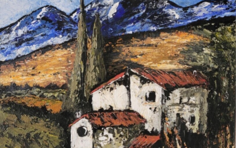 Annie Rossat Painting Exhibition_Jaujac