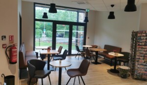espace détente pour boire un café