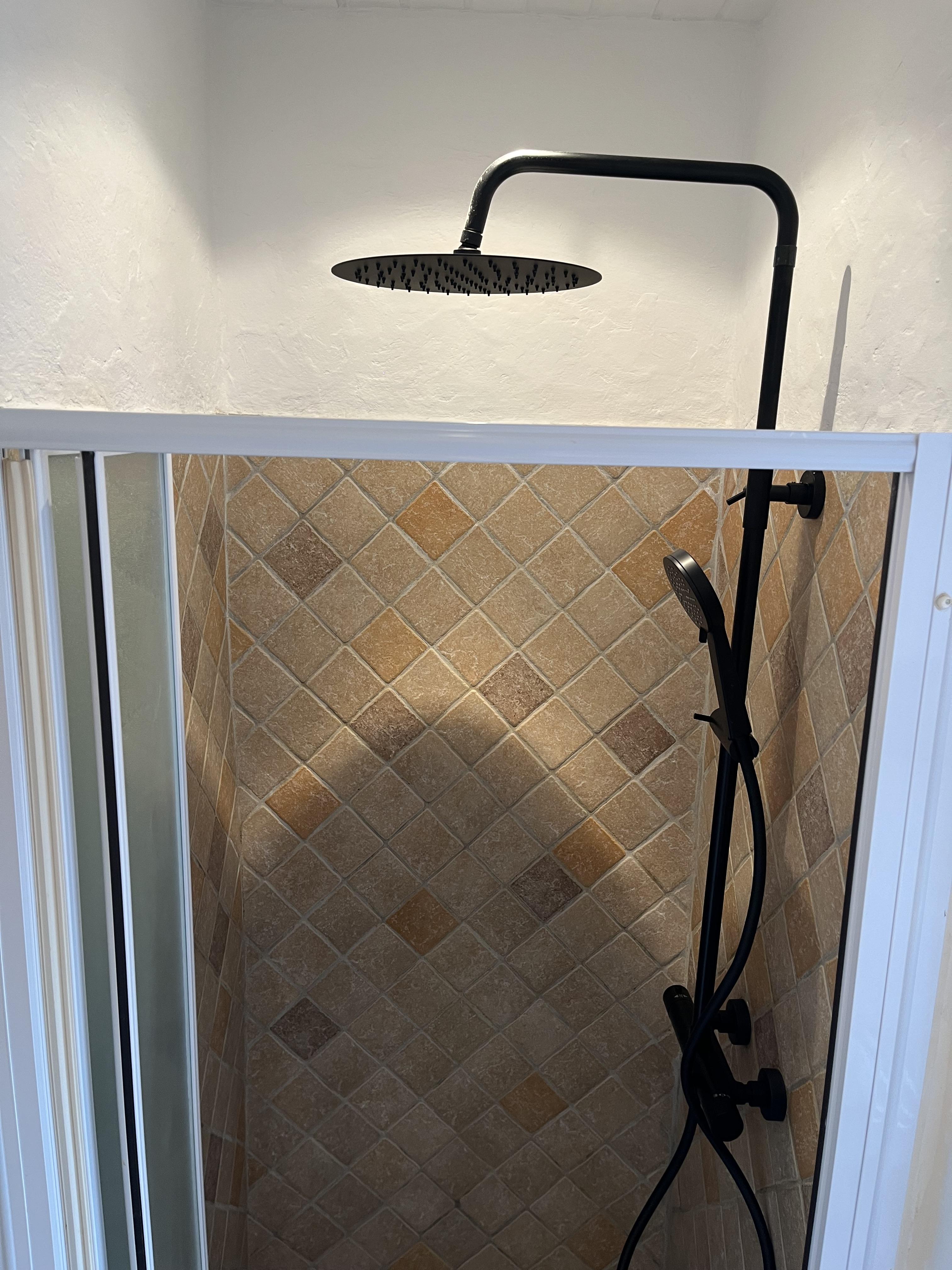 La douche à l'italienne