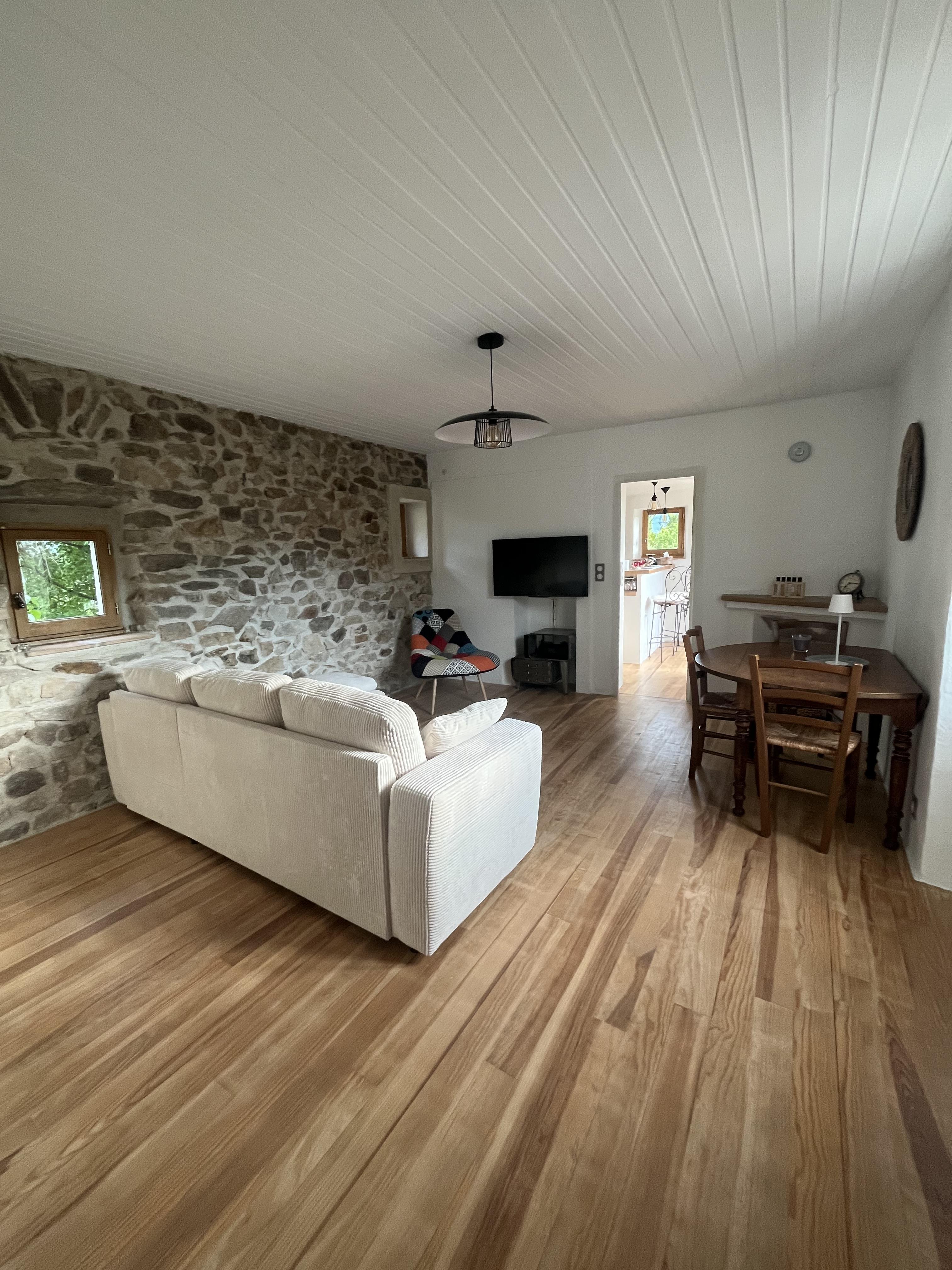 L'espace salon salle à manger