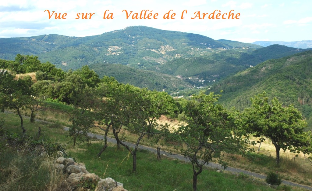 vue sur l'Ardèche