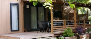 Mobil-home avec terrasse