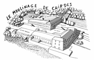 Plan du Moulinage de Chirols - ©collectimoulinagechirols