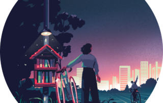 Visuel nuit de la lecture 2026 - ©Tom Haugomat pour les Nuits de la lecture 2026