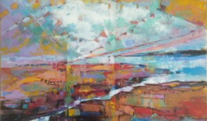 Exposition Lisbeth Javelas, céramiques et Eve Larqué, peintures_Jaujac