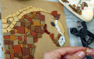 Atelier mosaique animaux - ©m.Voisin