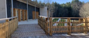 Jaujac, la bastide entrée en hiver2, hébergements de groupes en Ardèche