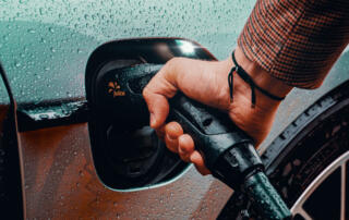 Borne de recharge pour véhicules électriques à Jaujac