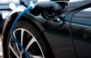 Borne de recharge pour véhicules électriques à Thueyts