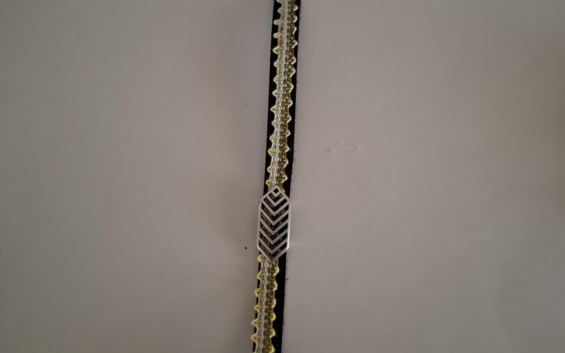 Bracelet dentelle aux fuseaux