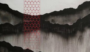 Broderie sur toile, estampes japonaises