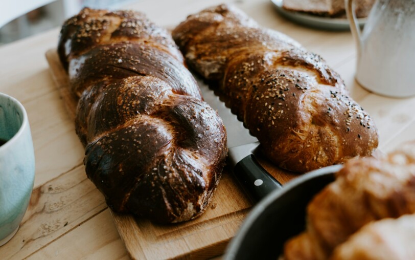 Brunch, pains boulangers, produits locaux