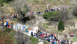 Burzet - Calvaire - La procession 3