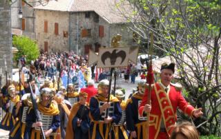 Burzet - Calvaire - La procession 1 - ©Mairie Burzet