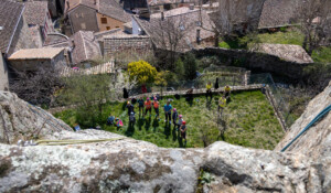 Nuit du sport, escalade à Burzet