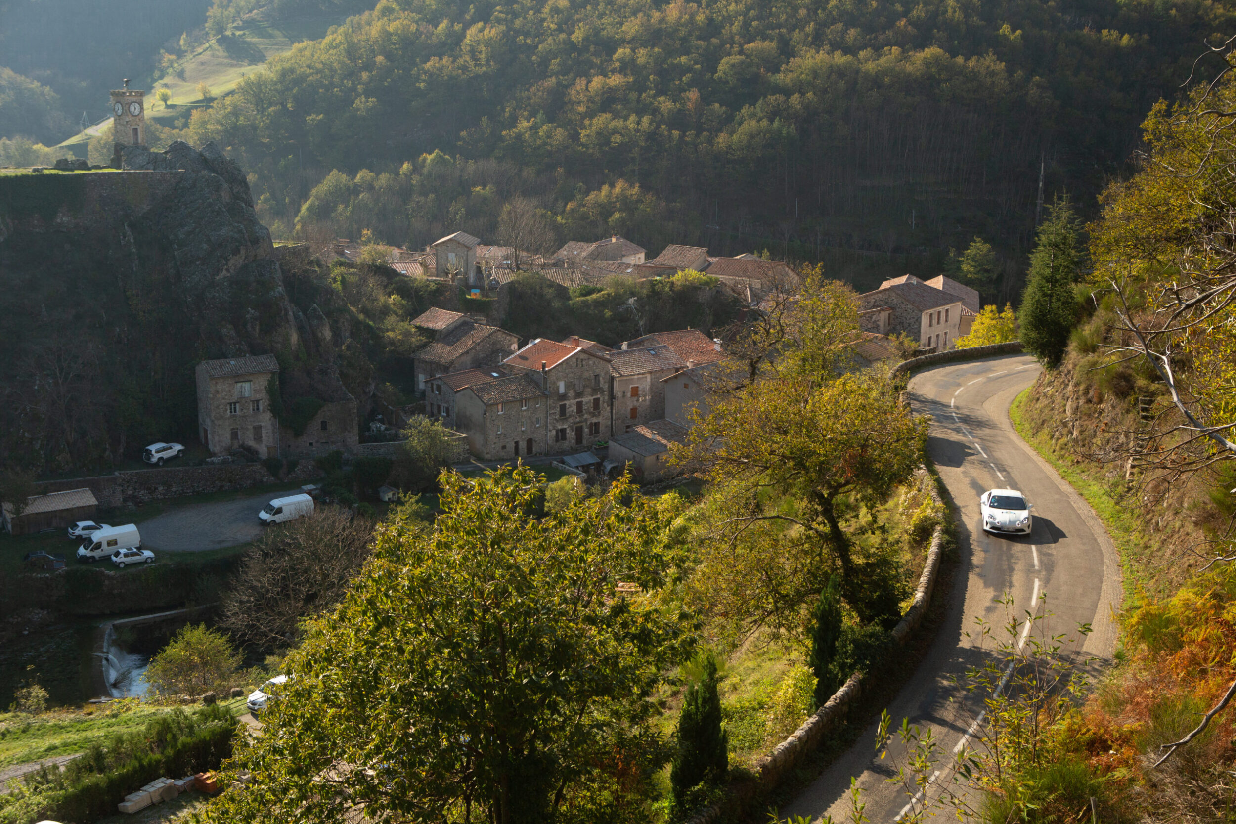 Rallye à Burzet en Ardèche