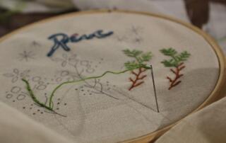 Exemple de broderie - ©Cécile Garnier Abou / Atelier Thérèse