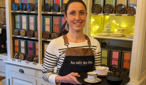 Elodie Gargowitsch en plein service