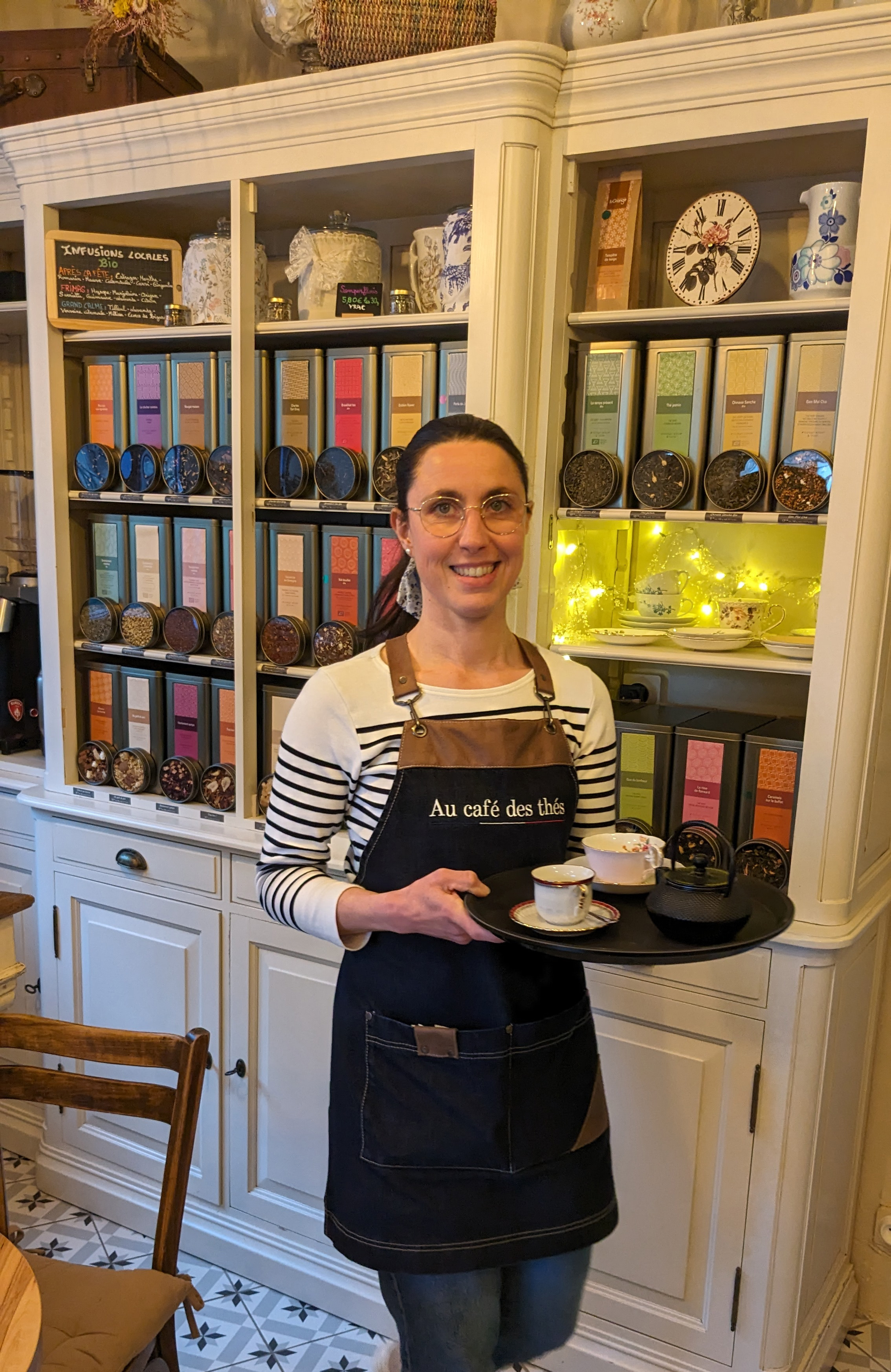 Elodie Gargowitsch en plein service