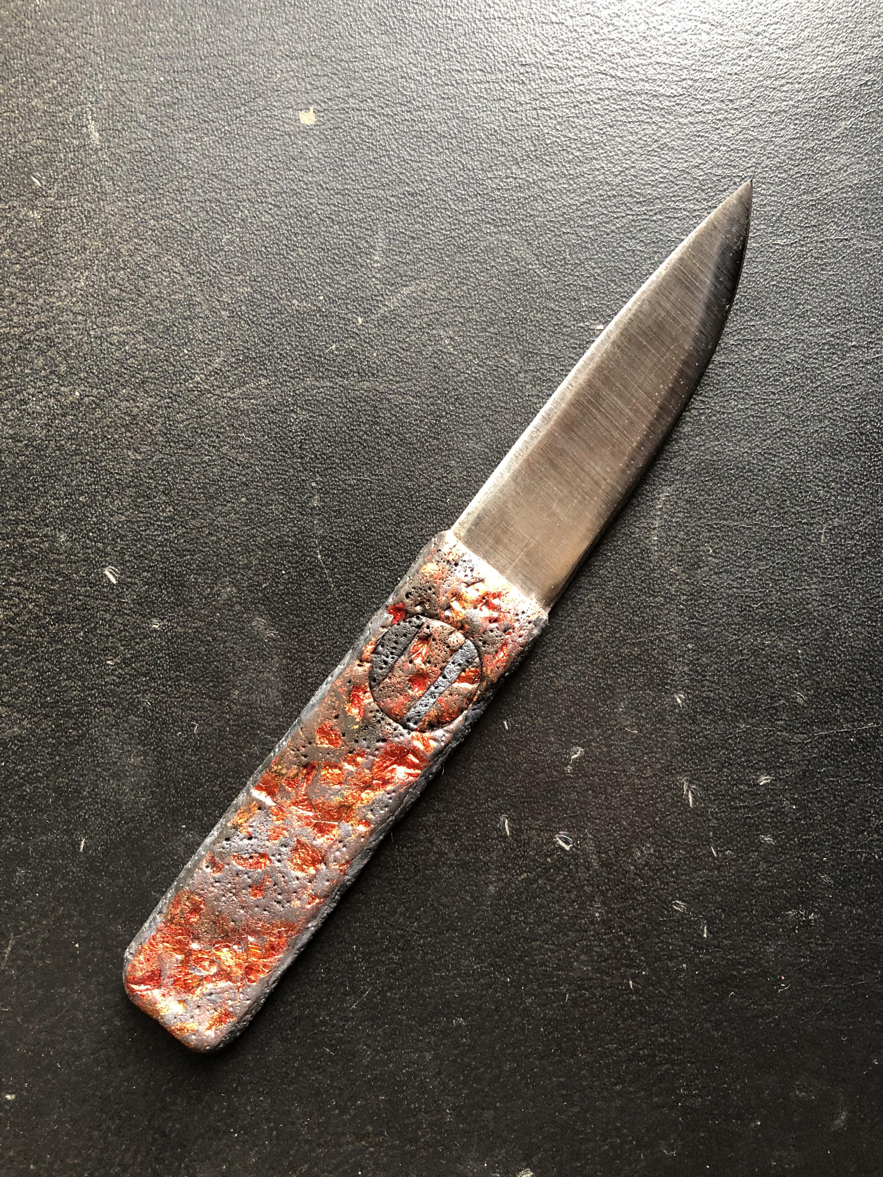 Canif droit manche composite