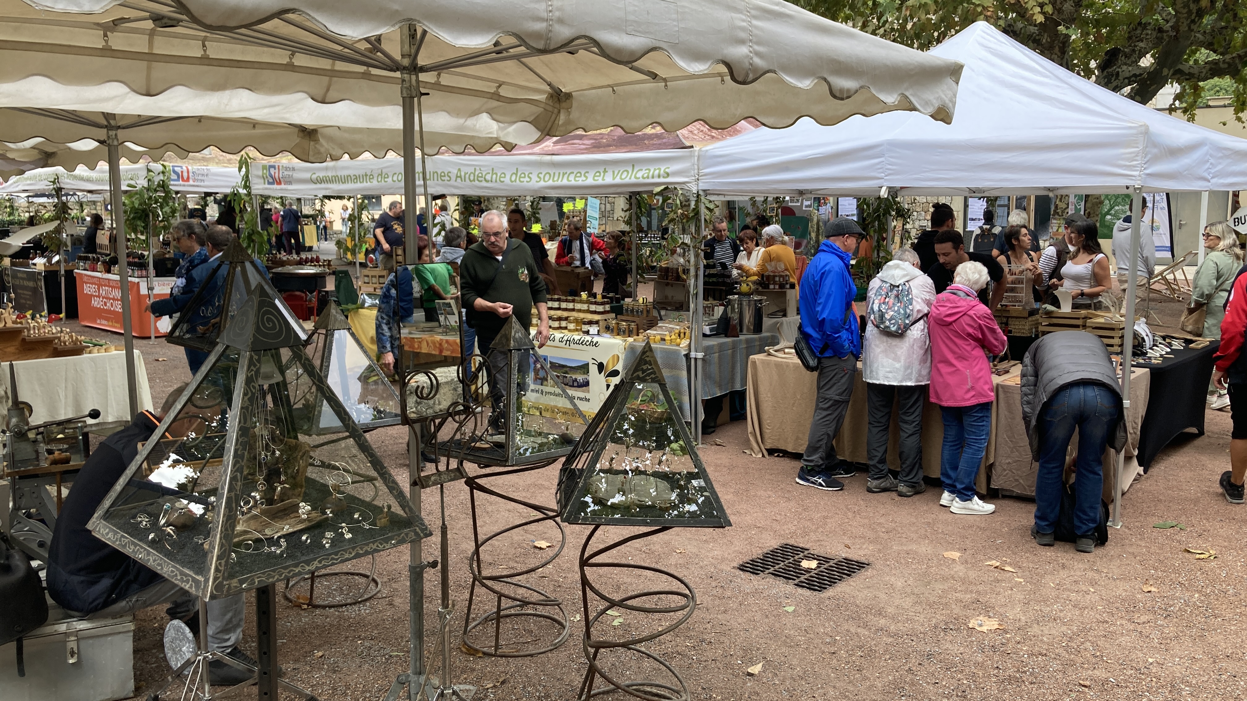 Castagnades Meyras 2023 marché