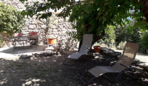 Jardin de la chambre d'hôtes Cyril et Isa