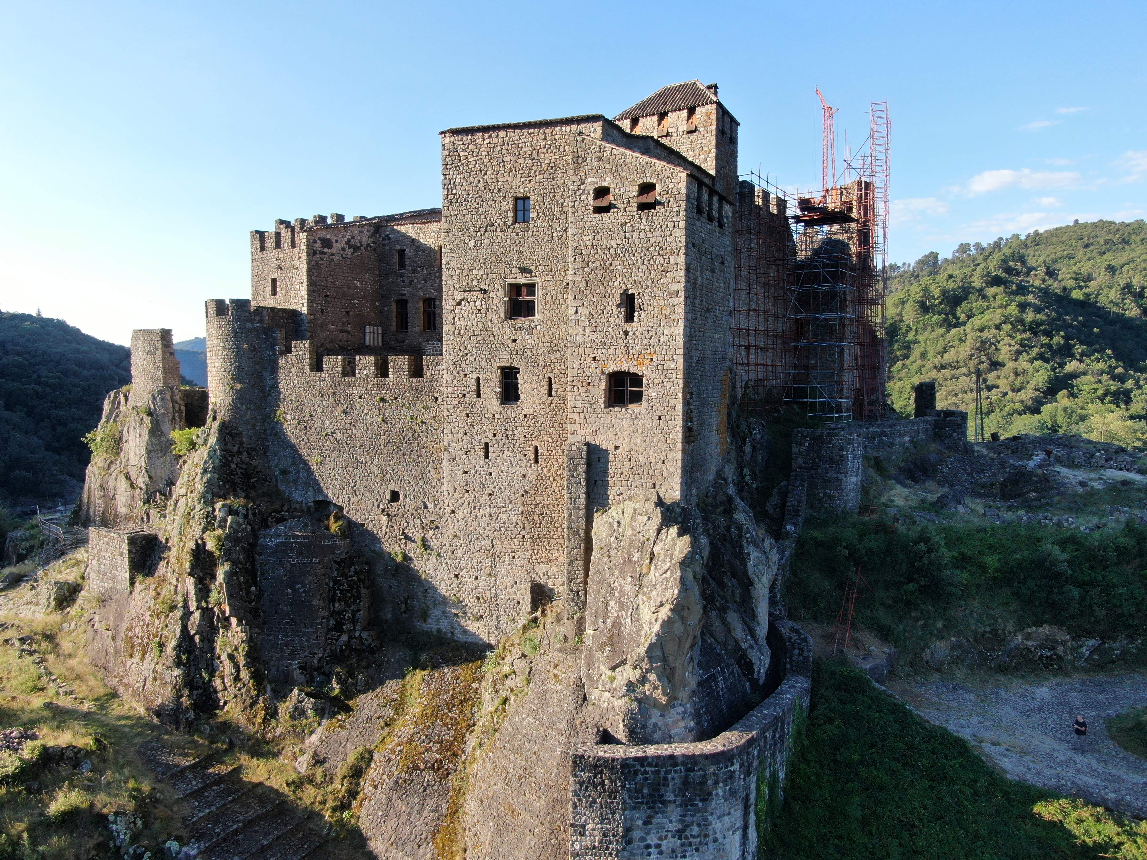 Vue d'ensemble du Château de Ventadour