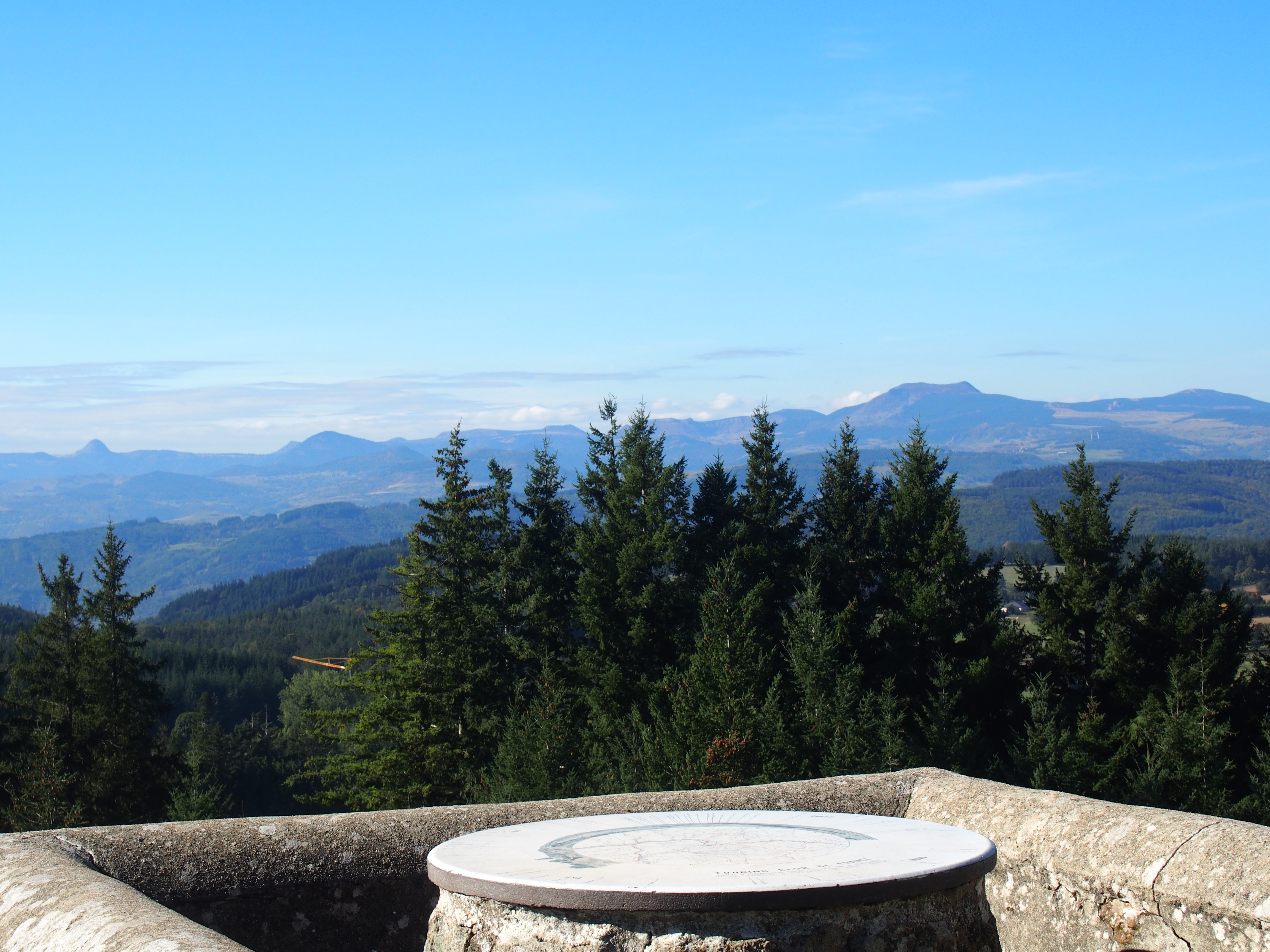 panorama du mont Chiniac