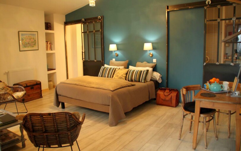 La demeure des maitres : suite du maitre - Chambre d'hôtes à Chirols en Ardèche