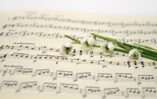 Chorale, partition musique, printemps - ©pixabay