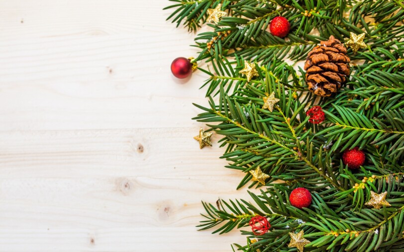 Arbre, marché de noël ©pixabay