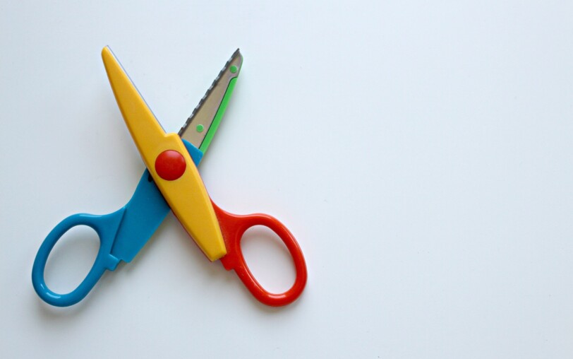 Ciseaux, copier, couper, coller, ordinateur, informatique